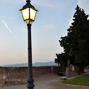 Gran venta de postes de lámpara de villa/Farola, postes de lámpara molde Farol Villa 1 farol - Product Image 1