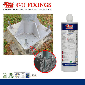 Adhesivo de anclaje de construcción de acrilato epoxi coaxial de inyección de 380Ml para unir cercas - Product Image 2