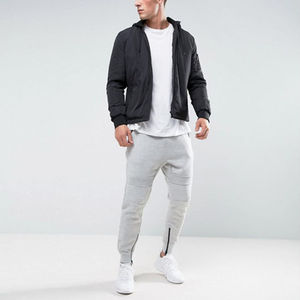 Venta al por mayor de cintura alta bordada diseño cónico ropa deportiva Tech Fleece Mens cordón Joggers pantalones de chándal poliéster/algodón 25 - Product Image 4