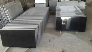 Azulejos de Granito Negro Absoluto Indio con Superficie Pulida, Revestimiento de Paredes, Encimeras, Escaleras y Pisos Interiores Modernos, Duraderos y de Alta Calidad - Product Image 3