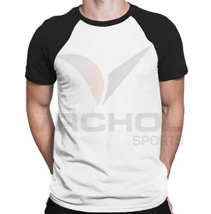 Camiseta deportiva de secado rápido para hombre, camiseta informal de manga corta con cuello redondo, de punto, bordada - Product Image 1
