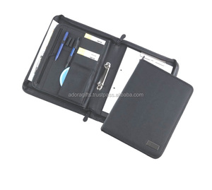 New Simple Design <b>Leather</b> A4 Ring Binder <b>Folder</b>/<b>document</b> File for Promotion - Product Image 1