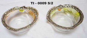 Ensemble personnalisé de 2 bol en verre pour oiseaux pour la vaisselle de table et le service - Product Image 2