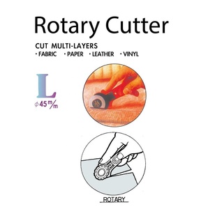 Hot Selling Craft <b>Tool</b> Made in Taiwan 45mm diameter Textile Fabric Rotary Cutter <b>Knife</b> - Product Image 5