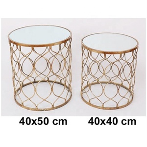 TABLE basse ANTIQUE au style européen, décoration, TABLE en métal - Product Image 2