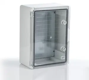 ABS Electrical Distribution Panel with Transparent Door 300x400x170 mm CE-ROHS-HALOGEN FREE-ISO IP65 IK10 High Quality