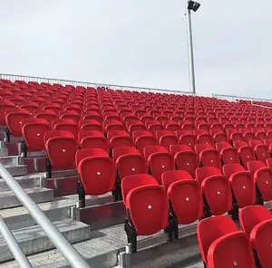 UV dayanıklı HDPE katlanır sandalyeler stadyum koltukları