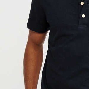 Camiseta de manga corta con cuello redondo de alta calidad para hombre, último diseño, tejido de Jersey transpirable con botón, opción de talla grande - Product Image 5