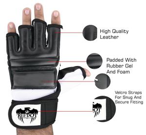 ถุงมือ MMA มืออาชีพผลิตโลโก้ตามสั่งและดีไซน์ตามสั่ง - Product Image 6