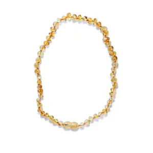 Lemon colour Baby Necklace and Bracelet made from the Real Natural Baltic Amber New trend High demand