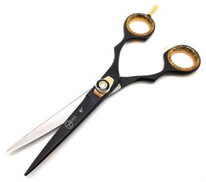 ชุดกรรไกรแต่งผมสีดำเคลือบผง3 Pro คุณภาพระดับมืออาชีพพร้อมใบมีดปลายแหลม - Product Image 2