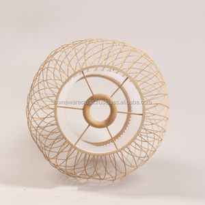 Bougeoir en bambou fait à la main, décoration de maison, lanterne en bambou, vente en gros - Product Image 2