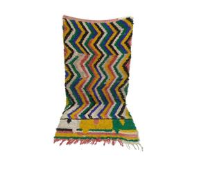 Alfombra Marroquí Hecha a Mano, Teppich Tradicional, Alfombra de Pasillo Antigua Hecha a Mano - Product Image 1