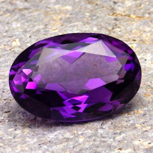 Thạch anh tím mặt hình dạng hình bầu dục Brazil đá tất cả các kích thước đá quý - Product Image 2