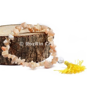 Peach Moonstone <b>Chips</b> Bracelets - Product Image 1