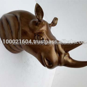 หัวผนังแรดโบราณสำหรับตกแต่งบ้าน - Product Image 2