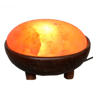 Pure Pink Himalayan Half Dome Shaped Foot Detox Salt <b>Lamp</b> Convenient Home Foot Massager - Product Image 1