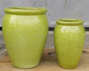 กระถางพอร์ซเลนเคลือบ - Product Image 1