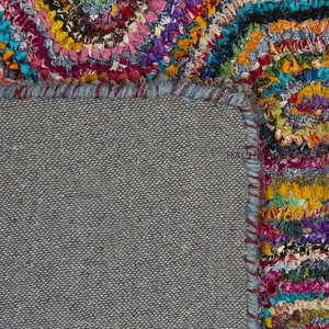 Alfombras de piso de dormitorio al por mayor baratas personalizadas para decoración del hogar, alfombra colorida India Chindi - Product Image 6