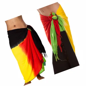 ชุดว่ายน้ำโพลีเอสเตอร์ที่กำหนดเองขายส่งชายหาด Pareo ราคาที่ดีที่สุดขายร้อนต่ำ MOQ ครอบคลุมยาวผลิตออกแบบอินโดนีเซีย - Product Image 1