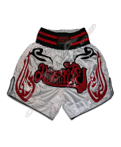 Pantalones Cortos Unisex para Entrenamiento y Competición de Muay Thai, Ropa de Kickboxing, Trajes de MMA MC-57, Hechos en Pakistán, Servicio OEM - Product Image 1