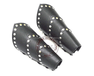 Juego de protección de brazo de armadura de cuero medieval ~ Juego de tirantes coleccionables ~ Armadura Brazales de Tiro con Arco medieval Guantelete vikingo Muñequera Regalo - Product Image 2