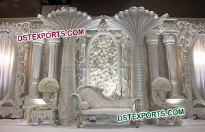 Real Rajasthani boda escenario marcos de boda escenario marcos matrimonio moderno escenario paneles - Product Image 4