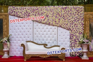 ชุดโซฟาหนังแต่งเป็นกระจุกหลากสีแบบทันสมัยสำหรับงานแต่งงานงานปรับขนาดได้น้ำหนักเบา - Product Image 3