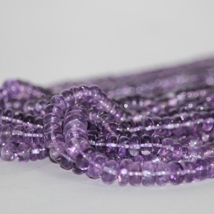 ลูกปัดพลอยเม็ดเดี่ยวสีม่วงธรรมชาติขนาด4มม. 5มม. จากร้านค้าออนไลน์กับตัวแทนจำหน่ายขายส่ง - Product Image 1