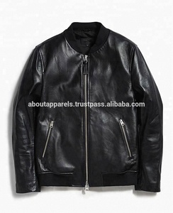 Blouson de moto en cuir d'agneau véritable de haute qualité, style nouveau et populaire, en gros, taille plus, hiver, best-seller, blouson aviateur pour homme - Product Image 6