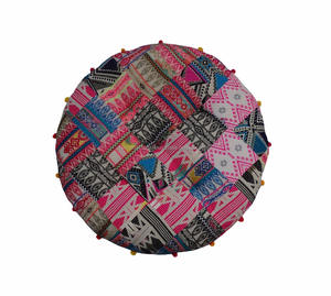 Cojín de suelo redondo hecho a mano de fabricante - Product Image 1