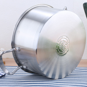 נירוסטה סיר זכוכית מכסה בישול מרק סיר - Product Image 3