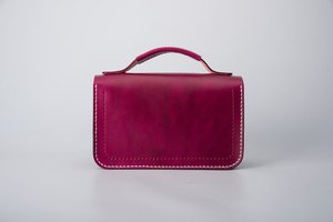 สตรีหนังวัวหนังขนาดเล็กธุรกิจกระเป๋าถือแฮนด์เมดกระเป๋าสะพาย TLL-0002 - Product Image 3