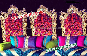 Escenario de fondo de fibra blanca moderna para bodas asiáticas y occidentales de Londres, decoraciones de boda - Product Image 4