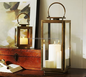 Handmade Polished Steel Wood Embossed Design <b>Large</b> Metal INS Style Wedding Welcome <b>Lanterns</b> Unique Home Decoration Other - Product Image 5