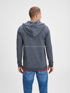 Sudaderas con capucha de algodón pesado con cremallera orgánica Unisex de alta calidad con sudaderas con estampado de soplo - Product Image 2
