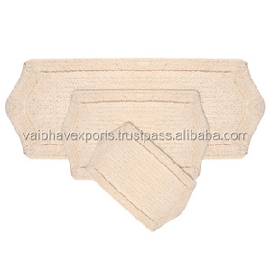 3-Piece Cotton Bath Mat <b>Set</b> Made in India Superior Quality ready to ship - Product Image 3