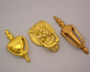 Ong Industries การออกแบบที่ทันสมัยแบบดั้งเดิมที่เคาะประตูด้วยโลหะสีทองหัวสิงโตอุปกรณ์ตกแต่งหน้าต่าง - Product Image 3