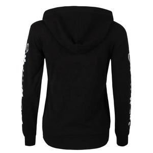Sudadera con capucha unisex con cremallera y cuello personalizado al por mayor Streetwear sudaderas para mujeres - Product Image 3