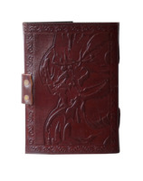 Journal en cuir véritable vintage en relief avec logo Marvel Avengers A5 papiers vierges cahier fournitures scolaires journal intime avec serrure en C antique