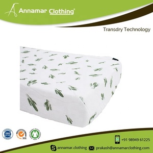 Organic Crib Fitted Sheet with Low Price - Product Image 3