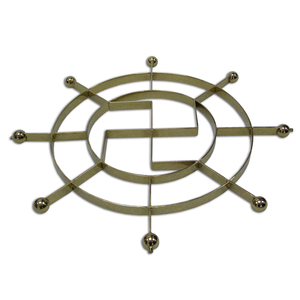 Statue décorative d'intérieur en or de haute qualité, accessoires, magnifique revêtement en poudre de titane PVD par application par pulvérisation, certifié ISO - Product Image 1