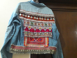 Chaqueta de tela vaquera para mujer, diseño Tribal, bohemio, gitano, Banjara, venta al por mayor, 2018 - Product Image 6