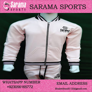 Pink Sweat Suit Custom Logo High Quality Nylon Jogging Suits <b>Zip</b> up High Fashion <b>Men</b> Sport Tracksuit Polyester , - Product Image 2