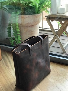 Bolso Tote Grande de Cuero Markhor para Mujer, Premium, Resistente, Hecho a Mano, Estilo Desgastado, AV-0008, Varios Colores, Fácil de Llevar - Product Image 2