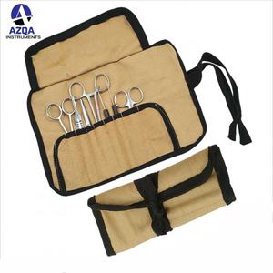 Kit de dissection 7 pièces pour étudiants en anatomie et en biologie avec manche de scalpel, pinces, ciseaux et étui de transport - Product Image 5