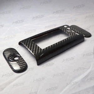 MOS En Fiber De Carbone Compteur De Vitesse Housse (3 pièces) Pour Yamaha QBIX (17-18) - Product Image 4