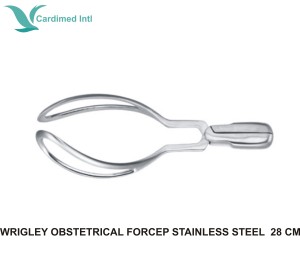 Fujiwarley — fourchette obstetique en acier inoxydable, 28 CM - Product Image 2