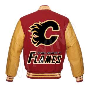 Chaqueta Letterman de alta calidad personalizada de chenilla bordada chaqueta de béisbol al por mayor chaqueta universitaria unisex - Product Image 5