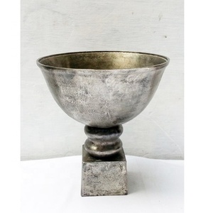 ANTIQUE BOL à FRUITS/BOL À SALADE/MÉTAL BOL de SERVICE - Product Image 6